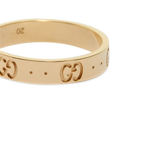 gucci icon ring silver|gucci icon thin band.